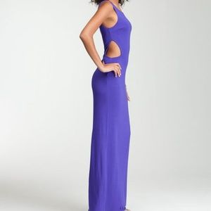 Sleeveless Side Cutout Maxi Dress